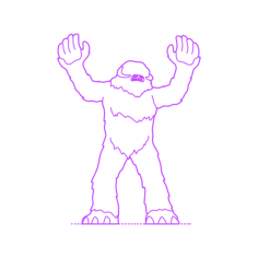 Culture Star Wars Wampa Contour Svg Vector, Free Vectors File